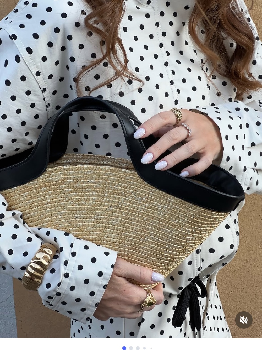 Zara Polkadot High Neck Jacket - Picture 6 of 14